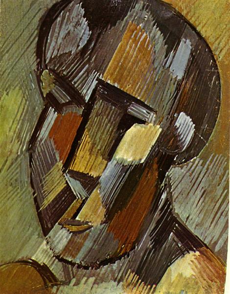 Pablo Picasso Classical Oil Painting Head Tete Cubism